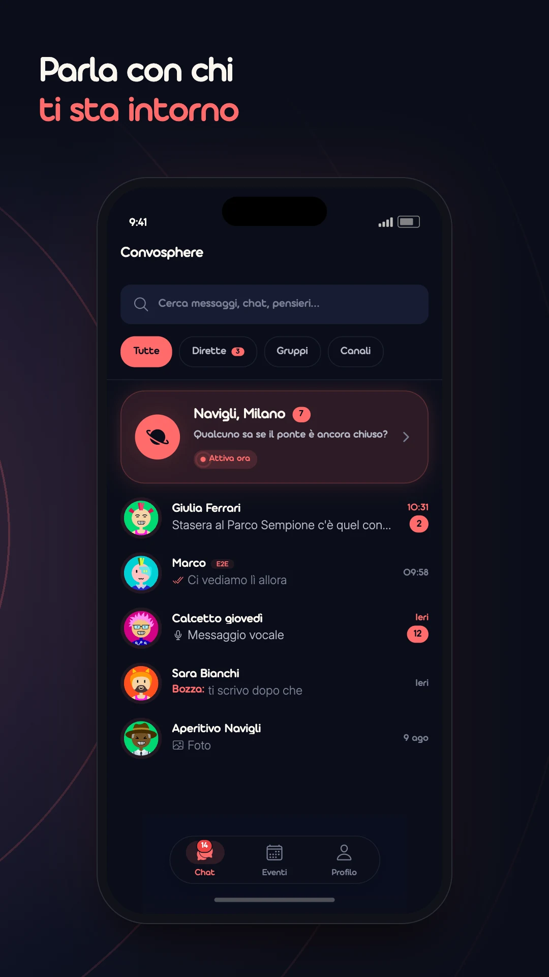 Convosphere: Events Nearby screenshot